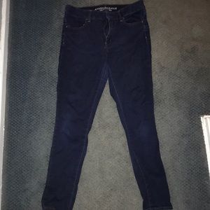 Dark wash jeggings
